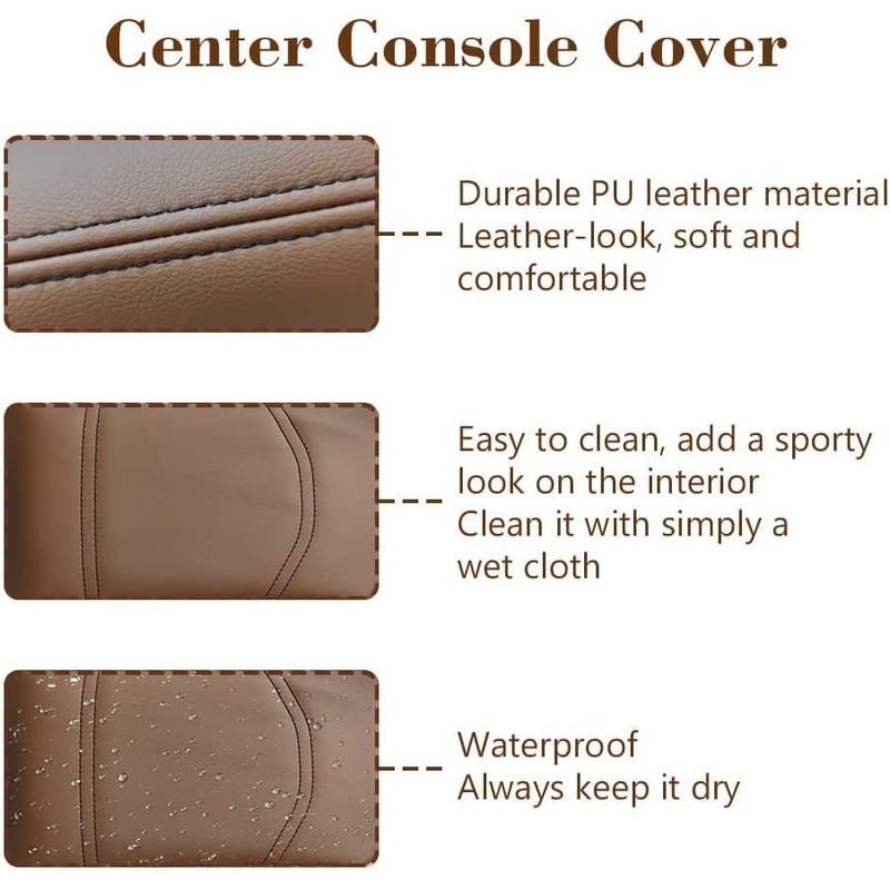 Muslogy Center Console Armrest Cover Compatible with Ford Maverick XL