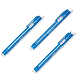 3 x Staedtler Mars Plastic Eraser Pens Refillable