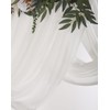Tewechinb 2 Panels 24Ft Extra Long Wedding Arch Draping Fabric,