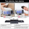LED Digital Alarm Clock with Temperature and Humidity Display Desktop