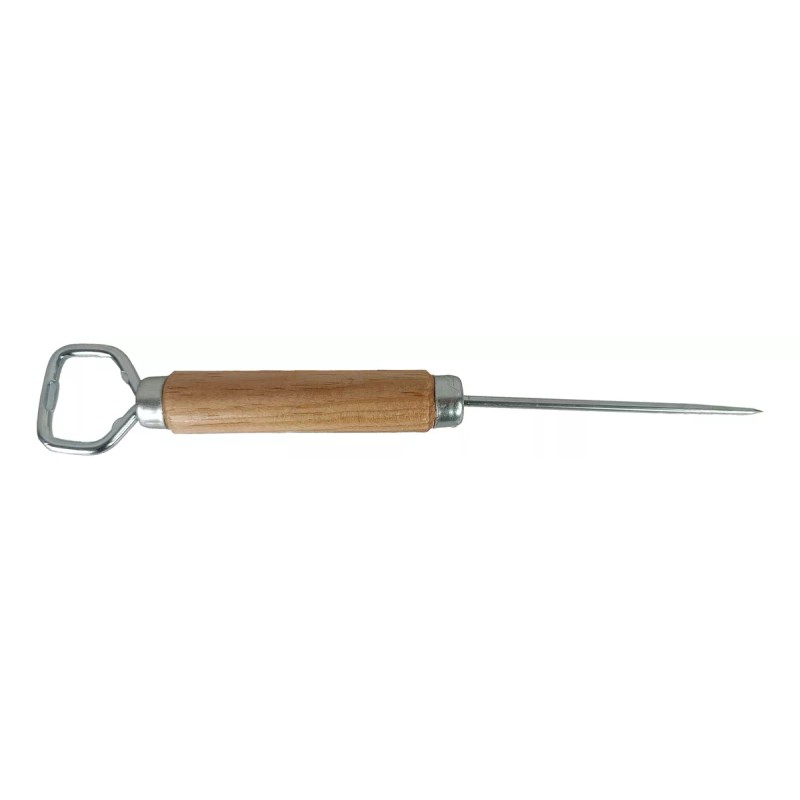 Ventasclub 3 Picahielos Con Destapador 25cm Mango De Madera