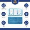 Set of 2 Resusable Microfiber Mop Pads