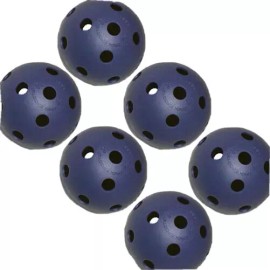 Onix Sports 505 6 Midnight Blue Poly Indoor Pickleballs -Great Practice Baseball -Super Durable