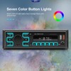 CAMECHO Single DIN Car Stereo with Bluetooth 5.1, 1 Din