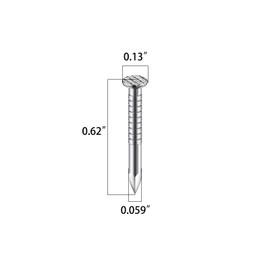 Wensilon (880 pcs)5/8 inch Stainless Steel 304 Nails, Hanging Nails, Wall Nails, Dowels, Long Nails
