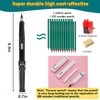 XIUSHE 8PCS Infinity Forever Pencils for Writing-0.7mm Infinite Everlasting Metal