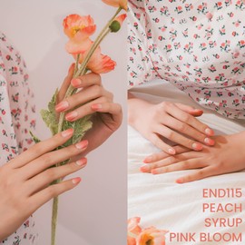 EDGEU SHOP GEL END115 PEACH SYRUP PINK BLOOM