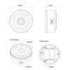 Yieidui 1 PCS Tuya ZigBee Smart Sound And Light Siren