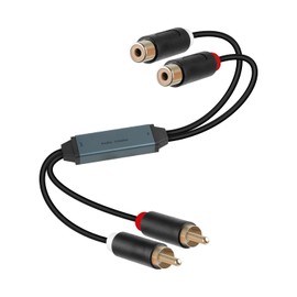 YANBORONSN RCA Noise Lsolator, Ground Loop Lsolator, Automotive Amplifier Noise Filter，hum Eliminator，for Stereos Places Such as car Stereos and Home Stereos