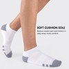 Heatuff 7 Pairs Mens Cushioned Ankle Socks Low Cut Athletic