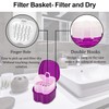 Denture Bath Case Portable Orthodontic Dental Retainer Box False Teeth