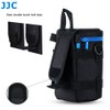 JJC Water Resistant Deluxe Lens Pouch with Shoulder Strap fits