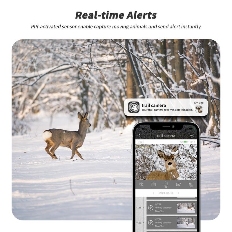 [Springtok] 3rd Gen 4G LTE Cellular Trail Cameras with 2K