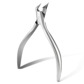FVION Nail Nippers Corner Pliers Straight Blade - Nail Nippers for Ingrown Toenails and Fingernails, Sharp Tip and Stainless Steel for Strong Toenails