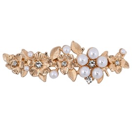 Hair clips, Vintage Metal Hair Barrettes, Decorative Hair Clips French Barrettes, Hair Pins Hair Accessories for Women Girls (Gold1)