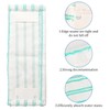 3 Pieces Microfibre Mop Head Replacement Covers, Coral Refill Flat