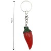 MMQXWZG Red Chili Pepper Keychain Pendant Vegetable Keychains Pepper Key