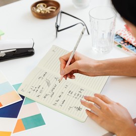 Notepad A6.12 Pieces Notebook A6 Blank Lined Checked Dotted 12 Colours Notebook with Soft Cover 14 x 9 cm Ideal for Journal Diary School Office Sketching and Writing