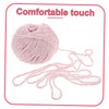 DOITOOL 2 Rolls Chenille Velvet Yarn for Doll Knitting and