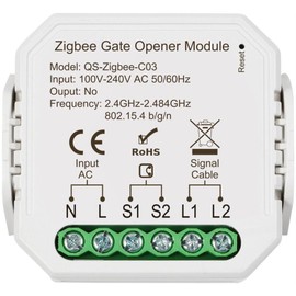 Sone Smart One Zigbee Tuya Garage Door Control - Smart Control for Sliding, Wing and Sectional Doors with App and Alexa Voice Control