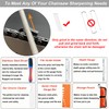 Universal Chainsaw Field Sharpening Kit Chainsaw Chain Sharpener File Kit