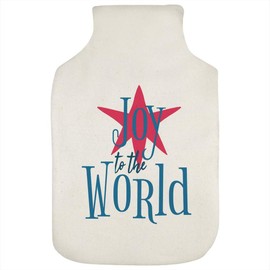 'Joy to The World' Hot Water Bottle Cover (HW00032171)