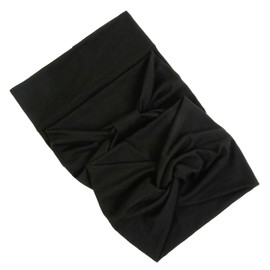 Wide Headbands for Women Black Stylish Head Wraps Multi Styles, Fashion Non Slip Head Bands for Women's Hair Thick Hairbands Extra Large African Sport Yoga Turban Headband Hair Accessories, 3 Packs