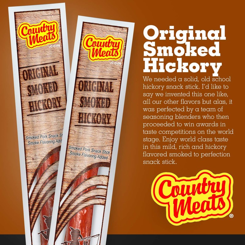 Country Meats, Meat Sticks, 0 Trans Fat, USDA Certified, Good