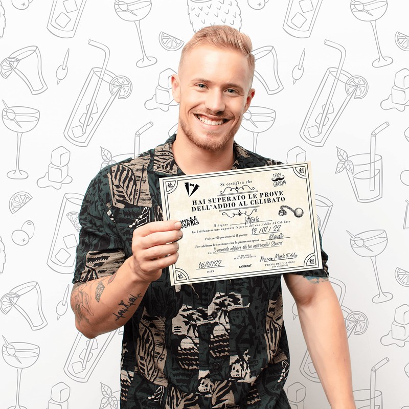 Gift Idea Advent for Helibat - Certificate for the Groom