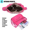 SHIFANQI - Bolso bandolera para mujer, con múltiples bolsillos, impermeable,