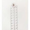 2Pack Folding Ruler Transparent 30cm 300mm Folding Ruler Clear (Clear-2Pcs)