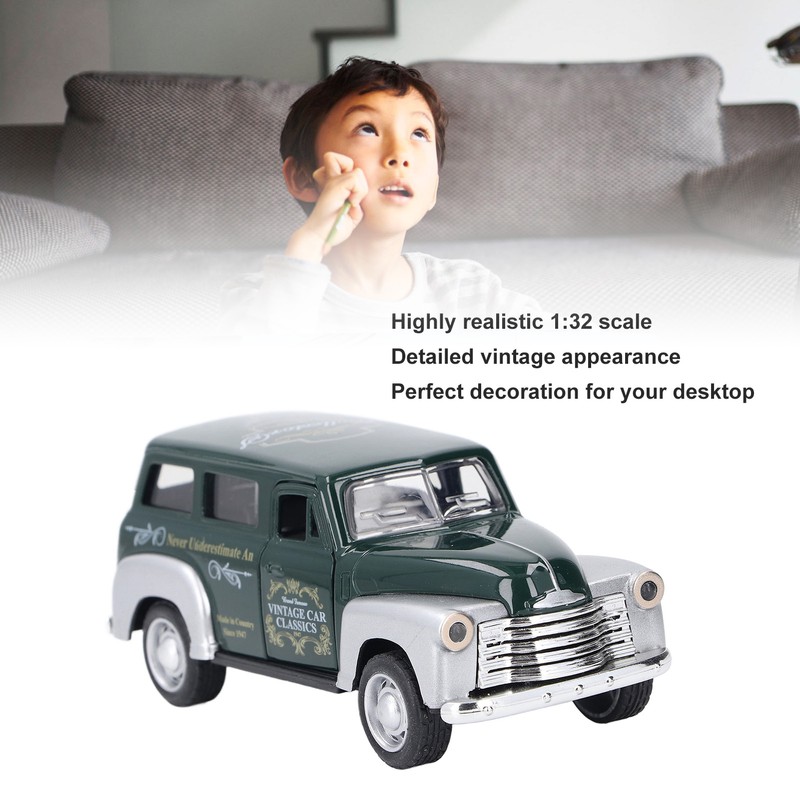 1:32 Scale Kids Pull Back Vehicle Toy Openable Door Alloy