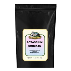 Bakerdale Potassium Sorbate Palleted Granules 1 lbs. Food Grade Additive, Stabilizer, and Preservative, Winemaking Homebrewing and Much More