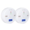 2 Packs Carbon Monoxide Detectors Carbon Monoxide Alarm CO Alarm