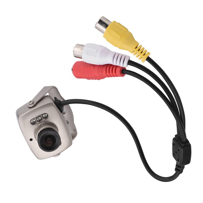 Mini Wired CMOS CCTV Security Camera Night Vision PAL NTSC