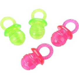 2Pcs Dog Toy TPR Pacifier Grinding Bite-Resistant Molar Squeak Scratch Chew Toy Teeth Cleaning Interactive Training Play Toy Reducing Pressure Pet Supplies Green Chew Toys Puppy Pacifier,Pet Toys