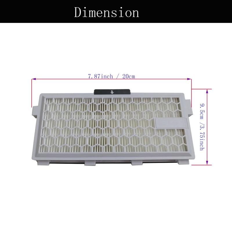 Replacement SF-HA 50 HEPA Vacuum Filter for Miele C3, S4,