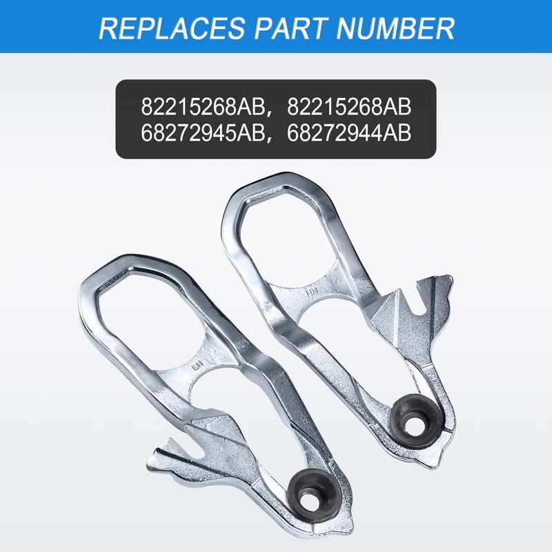 JDMSPEED New Heavy Daty Front Car Tow Hooks Left &