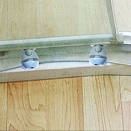 8 Pcs Single Shower Door Roller Runners 25mm Upper Bottom Wheels Set