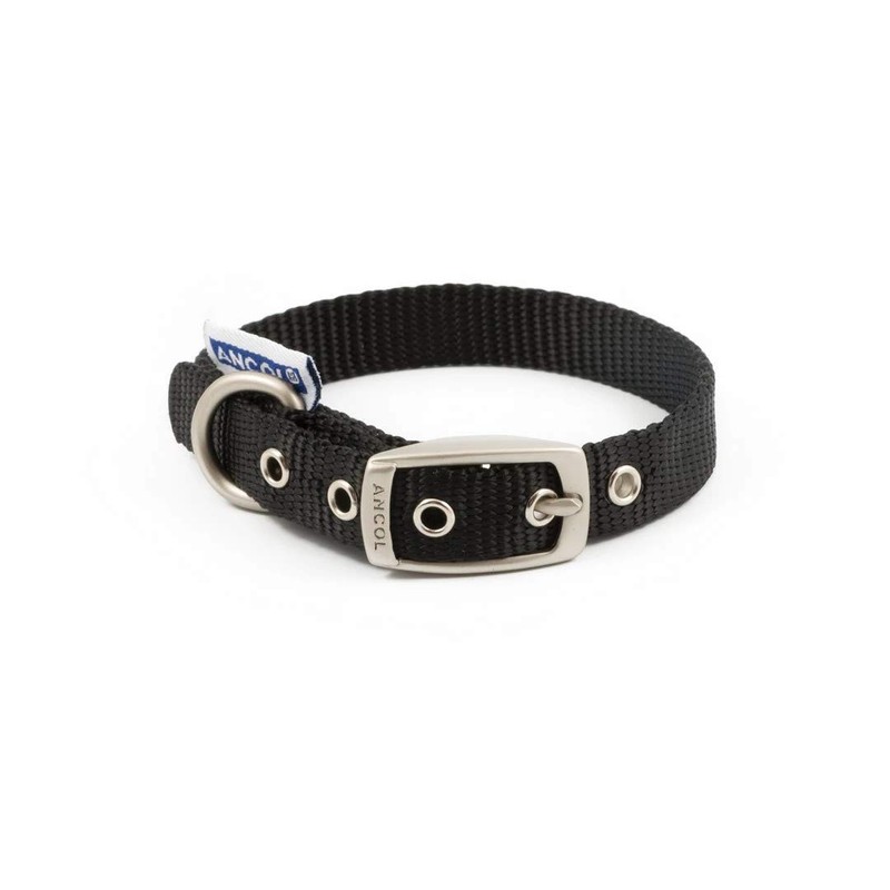 Ancol Nylon Eyelet Collar Raspberry 22-26 cm Size XS