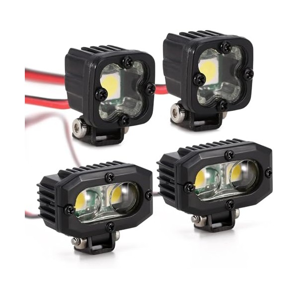 INJORA INJORA RC Crawler Lights LED Headlight for Axial TRX-4