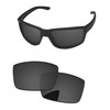 PapaViva Replacement Lenses for Oakley Gibston OO9449 Sunglass Solid Black