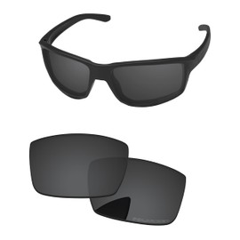 PapaViva Replacement Lenses for Oakley Gibston OO9449 Sunglass Solid Black Polarized