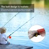 9Pcs Simulation Fishing Lures PVC Luminous Soft Fishing Baits for