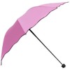 Japard Folding Umbrella Compact for Rain and Sun - Flower