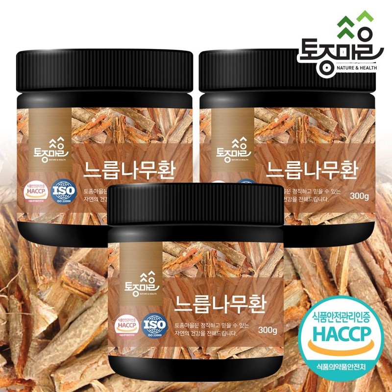 native village HACCP인증 국산 느릅나무환 300g 3통