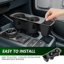 xipoqix Car Cup Holder Compatible with 2022-2025 Ford Maverick Center Console Organizer Drink Holder Replacement for 22-25 Ford Maverick Accessories (Compatible with 2022-2025 Maverick)