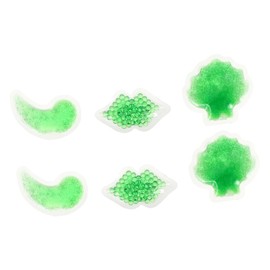 Gatuida 6pcs Gel Therapy Cold Packs for Face Eye and Lip Care Reusable Ice Packs for Cooling and Hot Treatment Flexible Compression for Swelling and Sports Injuries Design