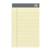 TRU RED Notepads, 5-inch x 8-inch, Narrow Ruled, Canary, 50