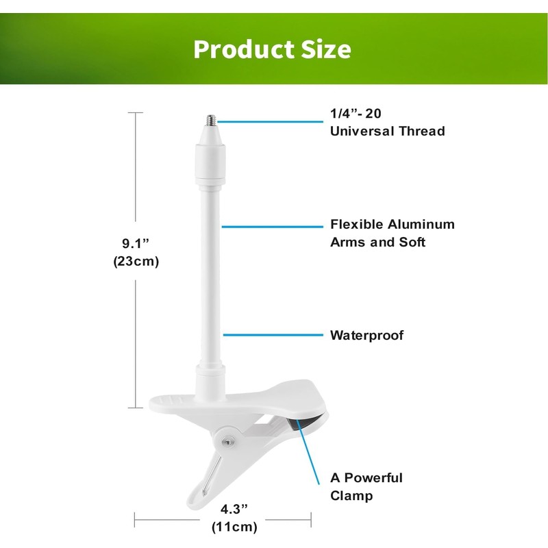 Flexible Mount for Security Cameras, Flexible Clamp Mount for TP-Link